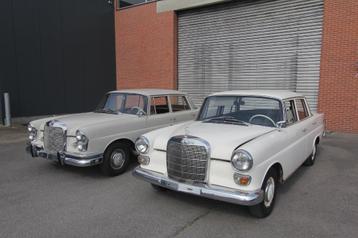 2 Heckflosse Mercedes 1963 - 1967, Auto's, Automaat, Overige modellen, Wit, Particulier