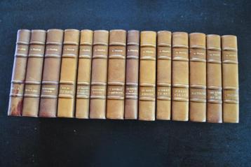 Anatole FRANCE lot de 14 reliures cuir Tirage limité Vélin beschikbaar voor biedingen