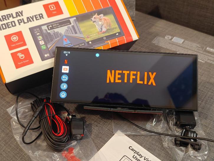 Écran 10,25'' CarPlay/Android Auto, vidéo, cam., Autos : Divers, Navigation de voiture, Neuf, Enlèvement ou Envoi