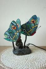 Tiffany lamp dubbele vlinder, Antiek en Kunst, Antiek | Verlichting, Ophalen of Verzenden
