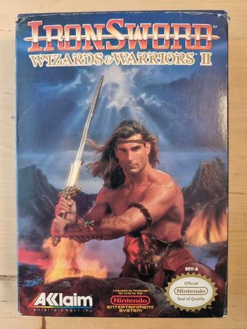 Nintendo NES - Wizard & Warrior II : Iron Sword - CIB 1991
