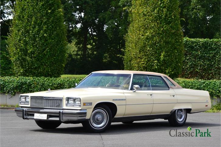 Buick Electra Limited 4-door Sedan Hardtop (bj 1976), Auto's, Oldtimers, Bedrijf, Te koop, Airconditioning, Climate control, Elektrische buitenspiegels
