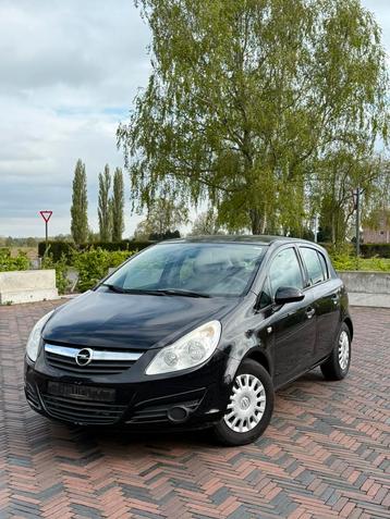 Opel corsa 1.0 benzine + gekeued voor verkoop, Auto's, Opel, Voorwielaandrijving, Stof, Zwart, Zwart