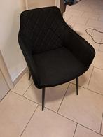Eetkamerstoelen  zwart stof nieuw nieuw 40 euro per stuk, Huis en Inrichting, Stoelen, Ophalen, Zo goed als nieuw, Zwart, Stof