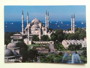 Postkaart Turkije Istanbul Sultanahmet moskee beschikbaar voor biedingen