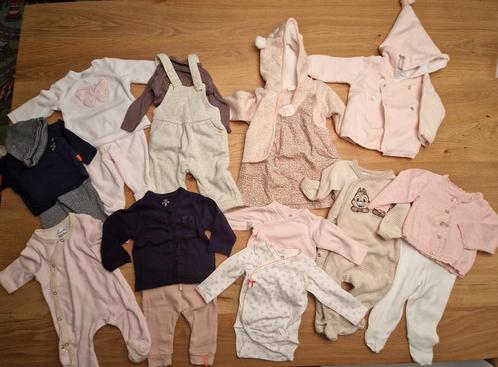 Pakket meisjes kleding, maat 50-56, 17 stuks, prima staat, Enfants & Bébés, Vêtements de bébé | Packs de vêtements pour bébés