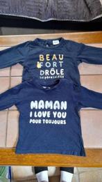 Set van 2 T-shirts voor baby's, TAPE A L'OEIL, Shirtje of Longsleeve, Gebruikt, Ophalen of Verzenden