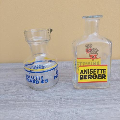 glazen pastis (anisette) karaffen, Verzamelen, Glas en Drinkglazen, Zo goed als nieuw, Overige typen, Ophalen of Verzenden