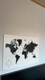 Wereldkaart krijt, Huis en Inrichting, Ophalen, Zo goed als nieuw