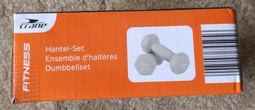 Gewichten/ Halterset / dumbbelset 2 X 1kg / Nieuw  beschikbaar voor biedingen