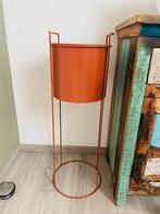 Bloempot staander oranje-bruin, Tuin en Terras, Ophalen, Zo goed als nieuw