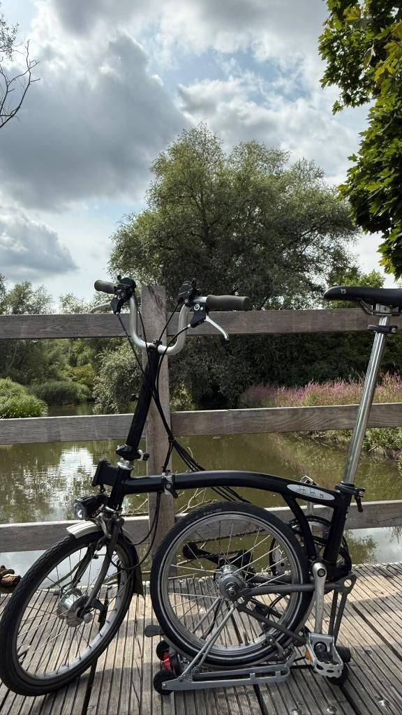 Vélos pliant BROMPTON titanium modèle M 6 R x N avec dynamo, Vélos & Vélomoteurs, Vélos | Vélos pliables, Comme neuf, Brompton