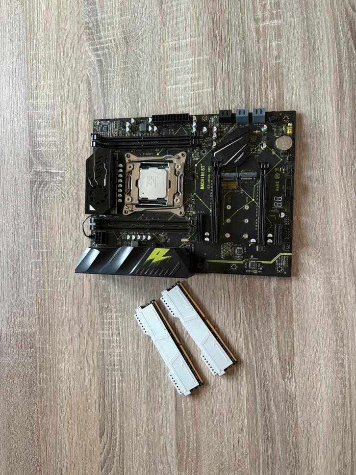 Machinist E5-MR9A PRO + Intel Xeon E5-2650 v4 +16GB DDR4 RAM, Computers en Software, Moederborden, Gebruikt, Intel, DDR4, Ophalen