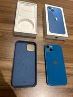 IPhone 13 blauw 256gb batterij 88% met doos+hoesje+oplader, Télécoms, Téléphonie mobile | Apple iPhone, Comme neuf, 88 %, Bleu