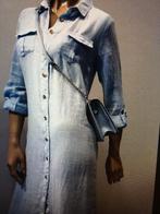 SCAPA lichtblauwe lange linnen jurk TOPOS - 40/42, Maat 38/40 (M), Scapa, Blauw, Ophalen of Verzenden