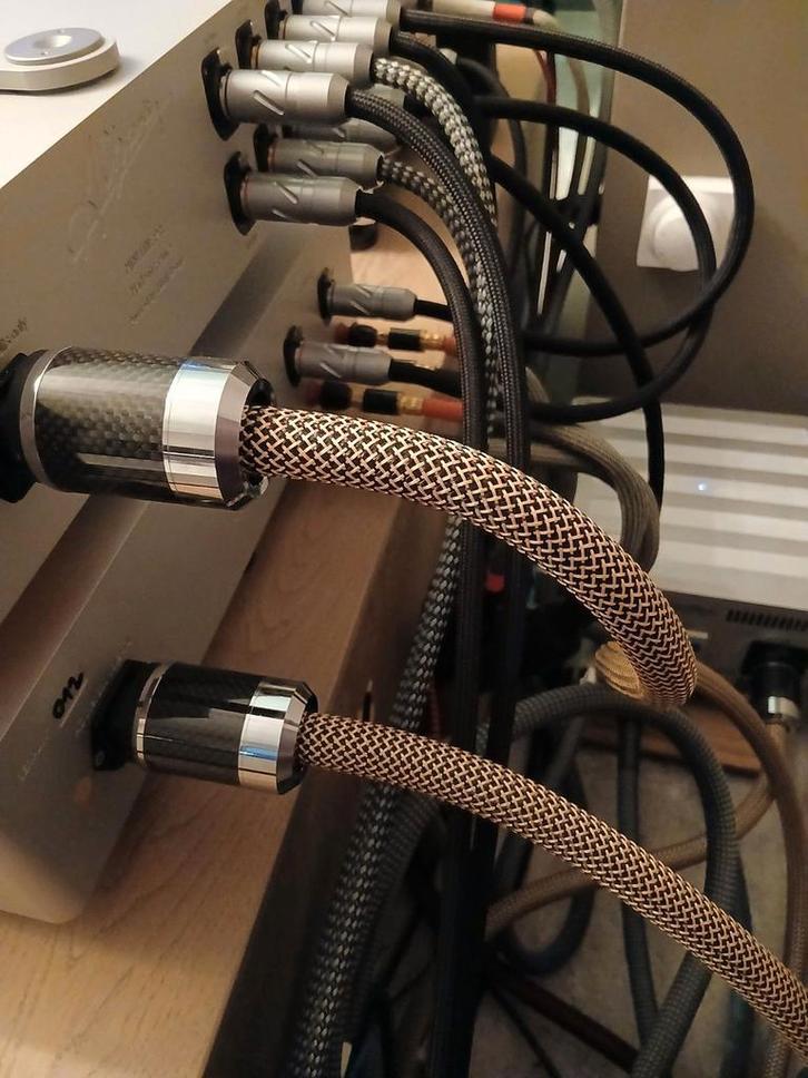 Op maat gemaakte XLR RCA RJ45 SPDIF-luidsprekervoedingskabel, Audio, Tv en Foto, Audiokabels en Televisiekabels, Zo goed als nieuw