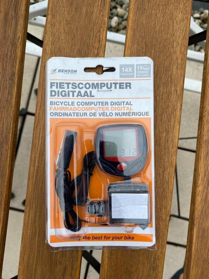 Fietscomputer Benson - NIEUW, Fietsen en Brommers, Fietsaccessoires | Fietscomputers, Nieuw, Ophalen