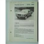 Toyota Carina Vraagbaak losbladig 1978 #1 Nederlands, Boeken, Auto's | Boeken, Gelezen, Ophalen of Verzenden, Toyota