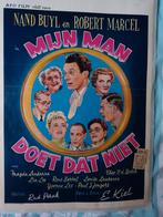 Filmposter Mijn man doet dat niet, Verzamelen, Posters, Ophalen of Verzenden, A1 t/m A3, Film en Tv, Rechthoekig Staand