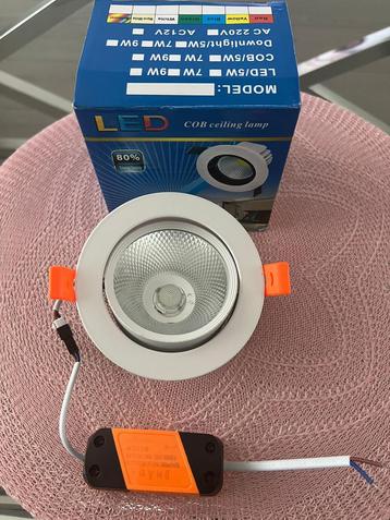 Partij led inbouw spot 6000K 12watt 300 stuks beschikbaar voor biedingen