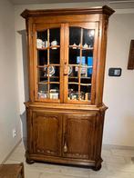 Vitrinekast, Huis en Inrichting, 100 tot 150 cm, 200 cm of meer, Eikenhout, 25 tot 50 cm