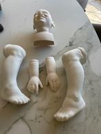 Hoofd armen en benen in gips, Hobby en Vrije tijd, Pottenbakken, Ophalen, Zo goed als nieuw