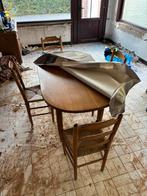 Eettafel met 6 stoelen, Ophalen