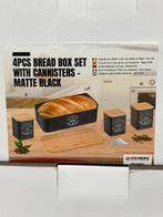 Boîte à pain 4 pièces Herzberg avec couvercle, Maison & Meubles, Cuisine | Vaisselle, Enlèvement ou Envoi, Neuf, Autres types