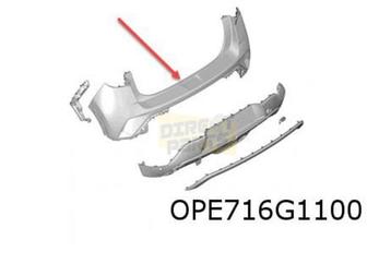 Opel Mokka B (11/20-) achterbumper (bij park control) (te sp beschikbaar voor biedingen