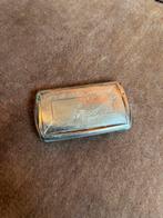 Boîte à tabac ancienne en métal argenté des années 1930, Antiquités & Art, Enlèvement ou Envoi