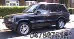 Range Rover 4.6 CC Benzine  118.000 KM, Auto's, Land Rover, Automaat, Zwart, Leder, 5 deurs