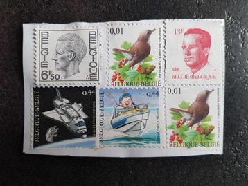 Lot timbres francs belges non oblitérés