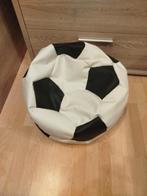 Pouf ballon de football, Enlèvement, Comme neuf, Blanc, Pouf