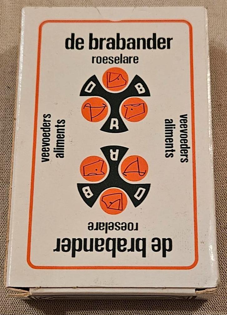 De Brabander veevoeder Roeselare speelkaarten NI, Verzamelen, Speelkaarten, Jokers en Kwartetten, Zo goed als nieuw, Speelkaart(en)