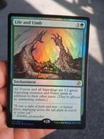 Life and limb foil 2020 NM/MINT Engels, Ophalen, Zo goed als nieuw, Losse kaart, Foil