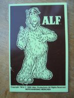 Fluoriserende plaatje van "ALF" 1988 Alien Productions, Ophalen of Verzenden, Overige figuren, Gebruikt, Plaatje, Poster of Sticker