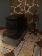 poêle à bois avec la pierre de taille et les accessoires, Maison & Meubles, Poêles, Enlèvement, Comme neuf, Bois, Poêle à bois
