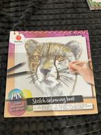 Carnet de coloriage croquis animaux et fleurs 12 x 2 dessins, Enlèvement ou Envoi, Neuf