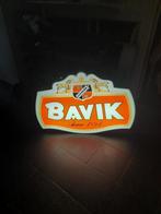 Publicité et boîte à lumière pour la bière Bavik, Comme neuf, Enlèvement ou Envoi