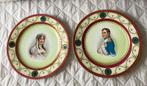 2 prachtige borden NAPOLEON EN JOSEPHINE.  MORITZ ZDEKAUER., Ophalen of Verzenden