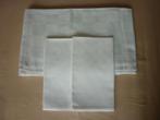 Tafelkleed met Motief + 2 Servetten, Enlèvement ou Envoi, Comme neuf, Blanc, Nappe ou Toile cirée