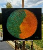 Abstract acrylschilderij, Antiek en Kunst, Ophalen of Verzenden