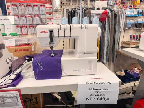 JANOME Cover Pro 2000 CPX, Hobby en Vrije tijd, Naaimachines en Toebehoren, Nieuw, Lockmachine, Janome, Ophalen