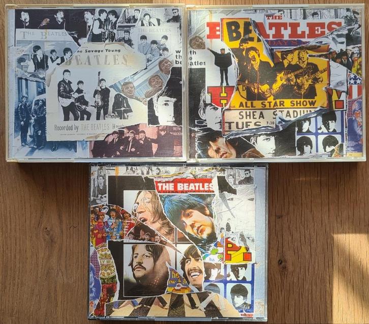 BEATLES - Anthology 1, 2 & 3 (complete set van 6 CDs), Cd's en Dvd's, Cd's | Rock, Zo goed als nieuw, Poprock, Ophalen of Verzenden