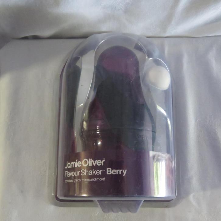Jamie Oliver Flavour Shaker  berry met lepel, Huis en Inrichting, Overige Huis en Inrichting, Ophalen of Verzenden