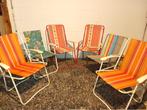 Vintage strandstoelen klapstoel, Huis en Inrichting, Stoelen, Ophalen, Zo goed als nieuw