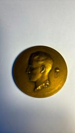 Bronzen medaille Koning Boudewijn 1963-1978 op achterkant, Ophalen of Verzenden, Brons