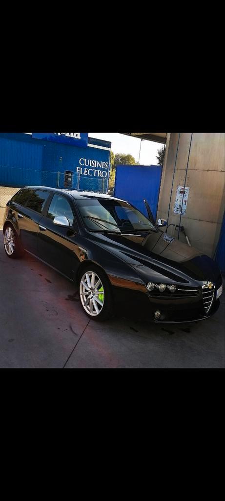 Alfa Roméo 159 1900jtd 2010 238000km turbo hs, Auto's, Alfa Romeo, Particulier, Lederen bekleding, Zwart, Zwart, Leder, Ophalen