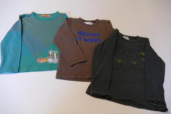 3 t-shirts: Fred&Ginger, Bellerose: 4 jaar, Kinderen en Baby's, Kinderkleding | Maat 104, Zo goed als nieuw, Jongen, Shirt of Longsleeve