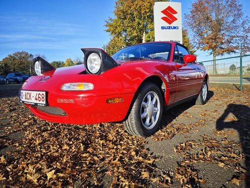 Mazda MX-5 1.6 NA MIATA (bj 1990), Auto's, Oldtimers, Bedrijf, Te koop, Bluetooth, Elektrische ramen, Lichtmetalen velgen, Open dak